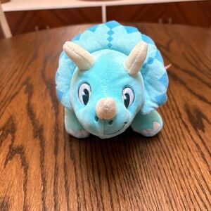 Disney World Animal Kingdom Plush 15” Dinoland Triceratops Dinosaur EUC